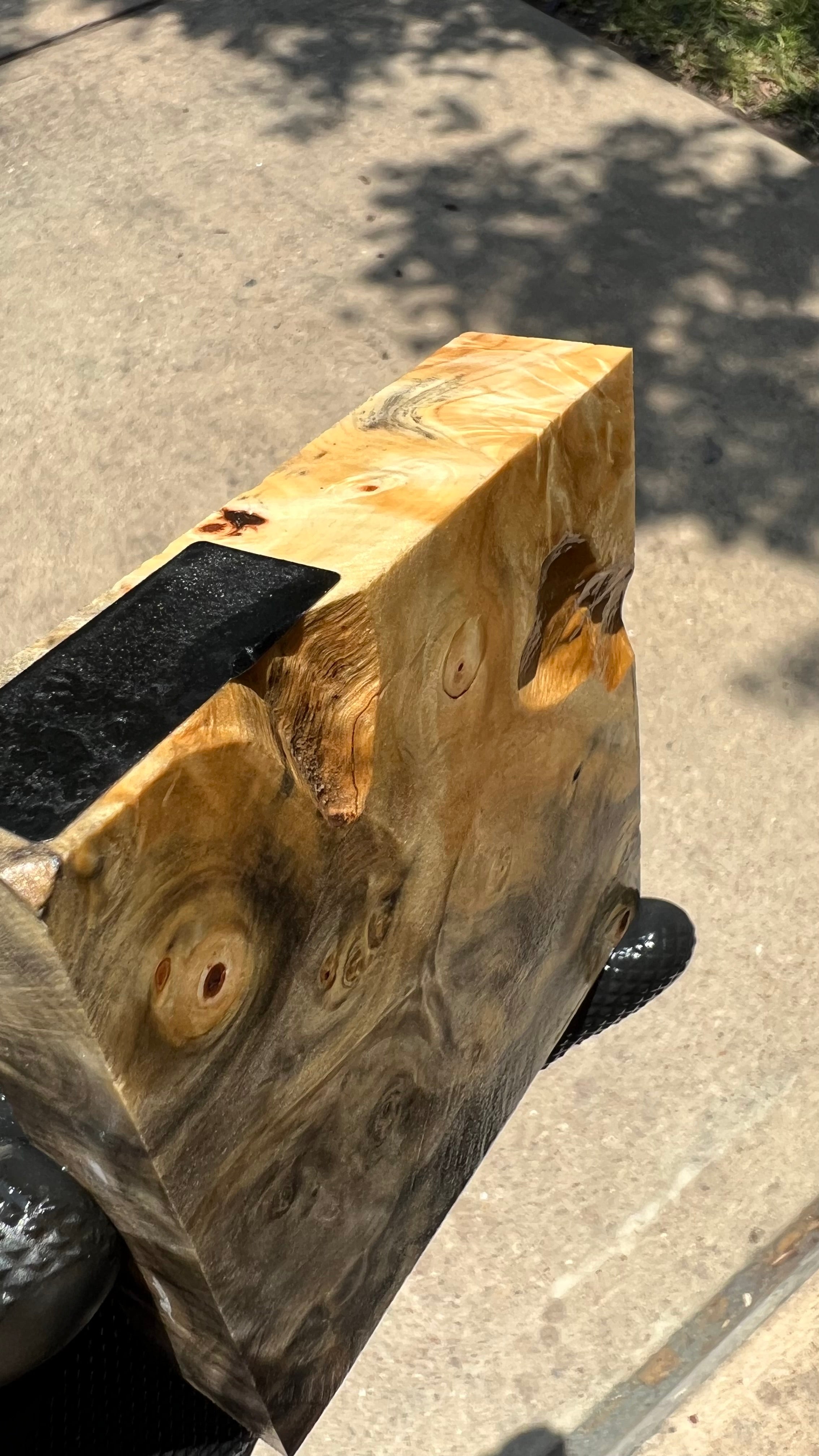 Buckeye Burl Block BBB-027 (Stabilized)